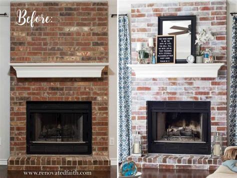 The Easiest Way To Whitewash A Brick Fireplace With Paint 2022 Guide