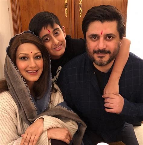 Sonali Bendre Celebrates Diwali In New York Shares Adorable Pics With Son And Husband Photos