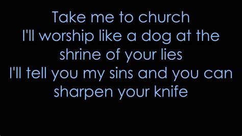 If i'm a pagan of the good times my lover's the sunlight to keep the goddess on my side she demands a sacrifice. Hozier - Take me to Church / Lyrics ♬ - YouTube