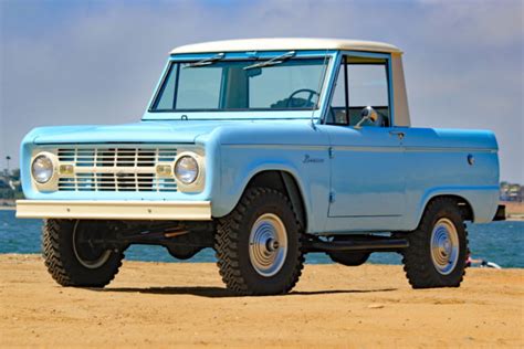 1966 Ford Bronco Fully Restored Excellent Condition Rare Half Cab U14 Truck