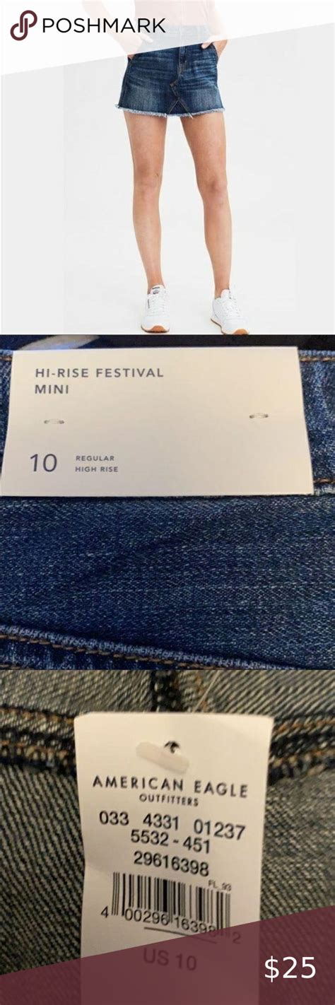 Nwts American Eagle Festival High Rise Mini Skirt Sz 10 Mini Skirts