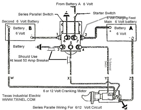 6 Volt Series Parallel Switch 1119845 6v