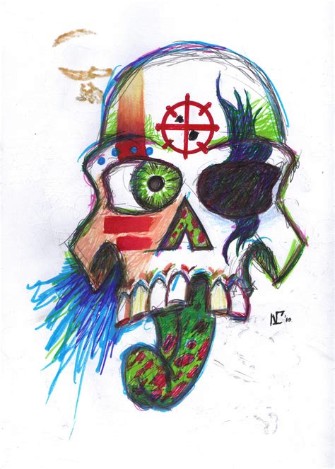 Trippy Skull By Cantorna On Deviantart