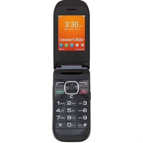 Consumer Cellular 101 Cell Phone Black