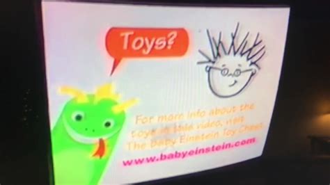 Baby Einstein Toy Chest Website Info Screen Youtube