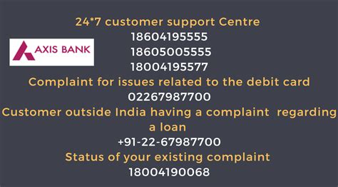 Click on accounts >> my credit cards >> click on more services >> select set credit card pin >> enter new pin & expiry date >> enter netsecure code do you want to continue? Axis Bank Complaint Toll Free Number