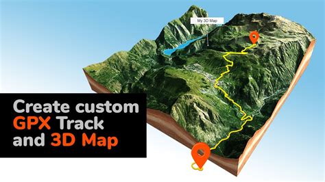 Create A Custom Gpx File And Generate A 3d Map From It Using 3d Mapper