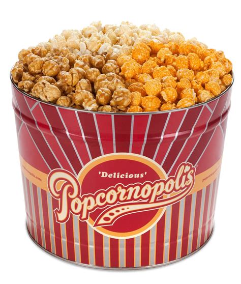 Buy Popcornopolis Popcorn Gourmet Popcorn T 2 Gallon Tin Variety