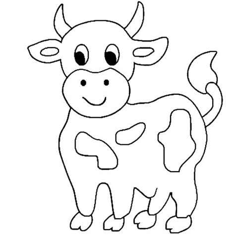 Simple Cow Drawing At Getdrawings Free Download