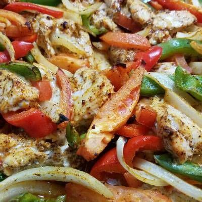 Make a chicken salad with leftover baked or roasted chicken. Baked Chicken Fajitas - Heart Healthy | Recipe in 2020 | Heart healthy recipes, Fajitas, Healthy ...