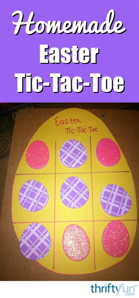 Making An Easter Tic Tac Toe Game Thriftyfun