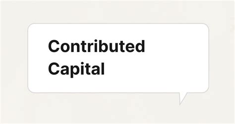 What Is Contributed Capital Aka Paid In Capital Pulley