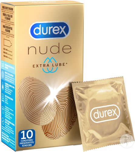 Durex Originals Nude Extra Lube Kondome Extra Dünn Stück Newpharma