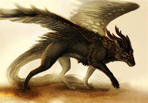 Description Of Pin Here Mythical Creatures Anime Wolf