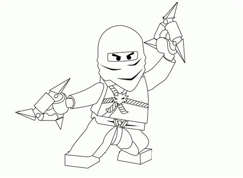 Kai The Red Ninja In Lego Ninjago Coloring Pages Fun Coloring Pages