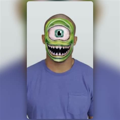 Mike Wazowski Lens By Bear Grizzly Snapchat Lenses And Filters