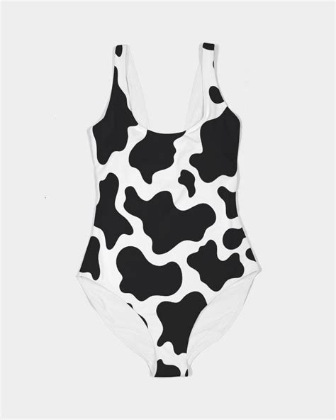 cow print women s one piece swimsuit official merch cl1211 the cow print
