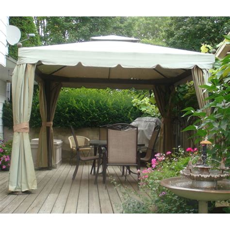This canopy will not fit any other gazebo. Costco Sojag 10 x 10 Finial Gazebo Replacement Canopy ...