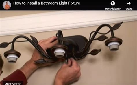 How To Install A Bathroom Light Fixture Bathroom Light Fixtures