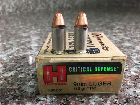 Hornady Critical Defense 9mm Lite