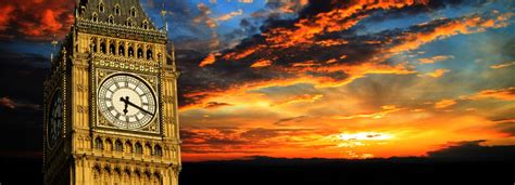 Big Ben At Sunset Panorama London Intense Wordpress Plugin
