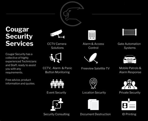 Our Services Cougar Security