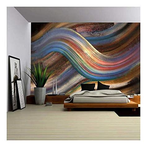 Wall26 Abstract Painting Showing A Symbolic Alternating Scenery
