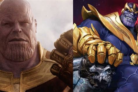 Vengadores Infinity War Estas Son Las Diferencias Entre El Thanos Hot