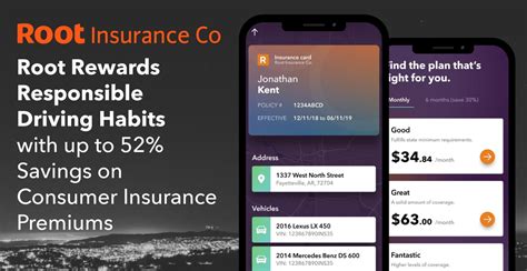 Switch to root, you could save hundreds. Root Rewards Responsible Driving Habits with up to 52% Savings on Consumer Insurance Premiums ...
