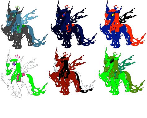 Sfxmlp Queen Chrysalis Colors By Crossovergamer On Deviantart