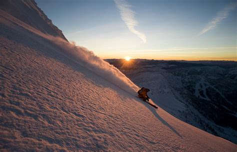 Sunset Ski Photograph By Dave Heath Fine Art America