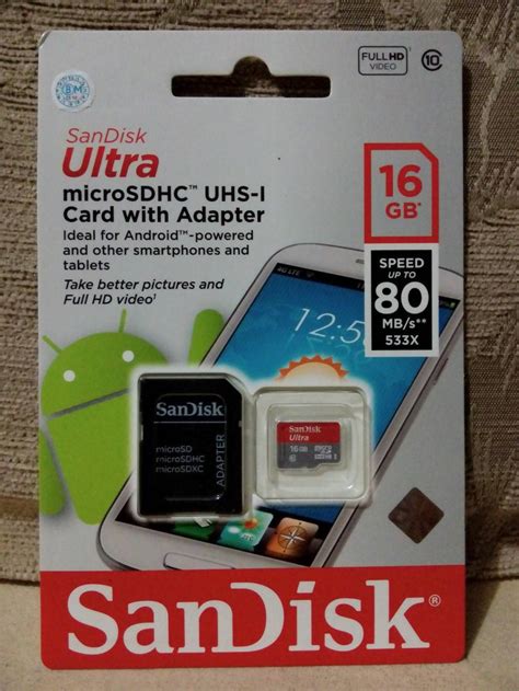 Mendapatkan kad memori yang baik adalah merupakan suatu kemestian terutamanya kepada. Jual MICRO SD SANDISK Ultra 16GB Class 10 80Mbs di lapak ...