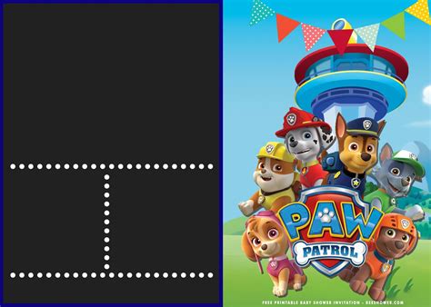 Our students are able to participate in the student council, safety patrols, the morning news crew, and the paw print cub team. (FREE Printable) - Paw Patrol Baby Shower Invitation … in ...