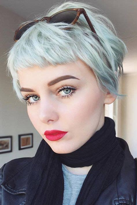 Short hair with short bangs can indicate edginess and cuteness. Women Hairstyles for Short "Baby" Bangs - 2021 Haircut ...