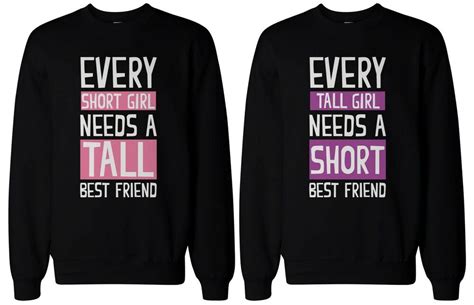 4.5 out of 5 stars. Cute BFF Gift BFF Sweaters - Tall and Short Best Friends ...
