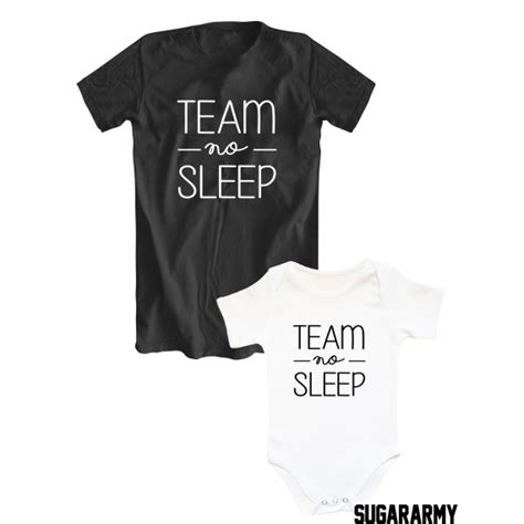 Team No Sleep Awesome Matching Set — Sugararmy