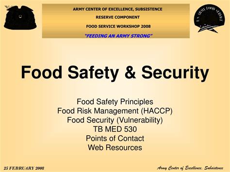 Ppt Food Safety And Security Powerpoint Presentation Free Download