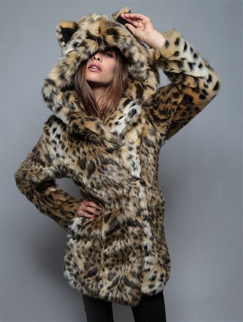 Spirithoods® Official Website Cheetah Faux Fur Coat