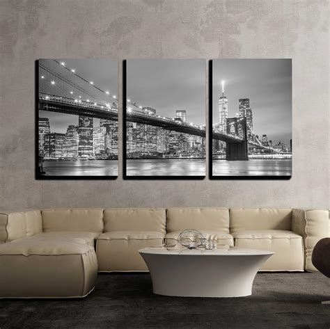 Wall26 York City Downtown Skyline Canvas Art Wall Decor 16 X24 X3