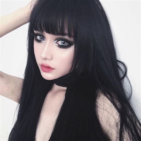 Kina Shen Kinashen Instagram Goth Beauty Gothic Beauty Goth Model