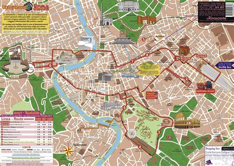 Roma Mapa Mapa De Monumentos De Roma Y Otros Mejores Lugares Para Descargar Gratis Imprimir