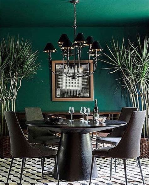 Green And Black Dining By Bpatrickflynn Green Dining Room Dining