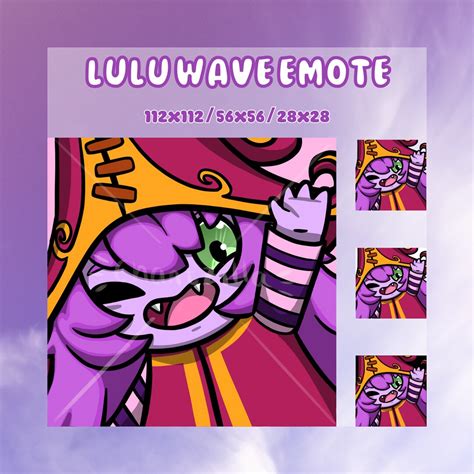 League Of Legends Lulu Emote Stab Emote Knife Sticker Twitch Streaming