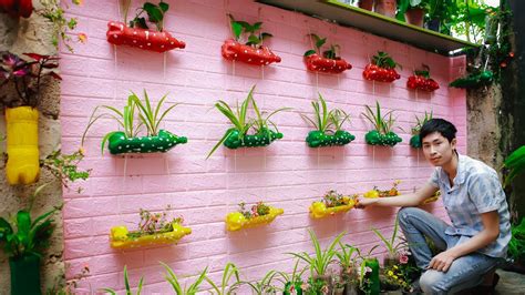 Amazing Vertical Garden From Plastic Bottles Recycling And Creative