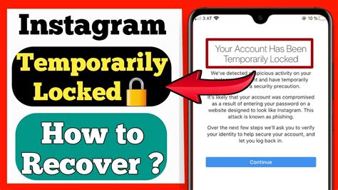 how to fix your account has been temporarily locked how to recover temporarily locked