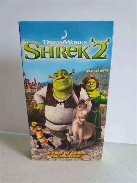 Shrek 2 Vhs 2004 Dreamworks Mike Myers Eddie Murphy Cameron