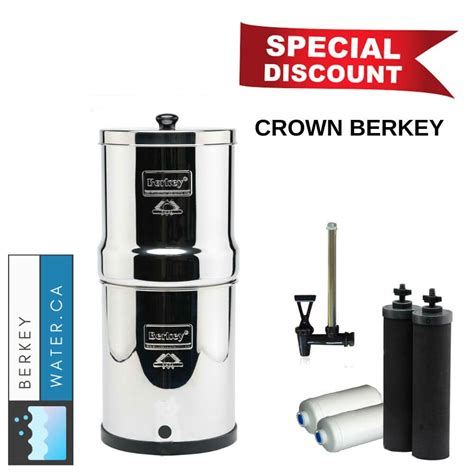 Crown Berkey Special Set With 2 Black Elements 2 Fluoride Filters