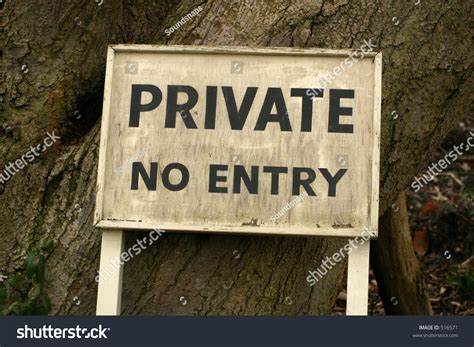 Private No Entry Sign Stock Photo 516571 Shutterstock