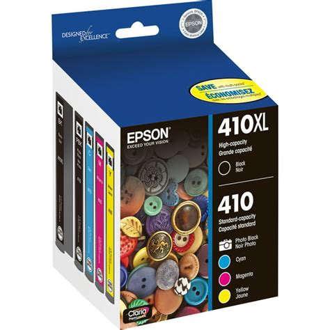 Epson 410xl High Capacity Blackcolor Combo Pack Ink Cartridges