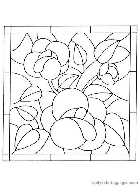 Download Printable Adult Coloring Pages Stained Glass - Coloring Home